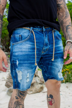 Bermuda Titular Jeans Azul Clara - Gonden Goal - comprar online