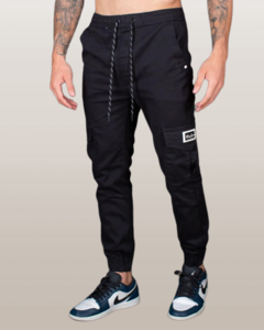 Calça Jogger Titular Jeans Preta