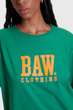 Camiseta Baw clothing verde - comprar online