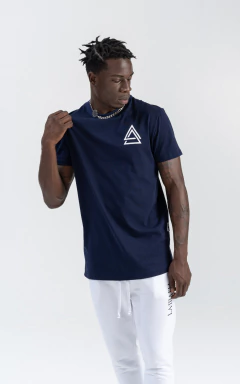 CAMISETA LA•MAFIA LONG MALHA BASIC AZUL na internet