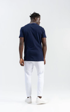 CAMISETA LA•MAFIA LONG MALHA BASIC AZUL - PSY Multimarcas