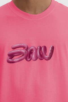 CAMISETA BAW REGULAR SOFT ROSA - comprar online