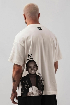 Camiseta Nakyk Akron Over Offwhite na internet