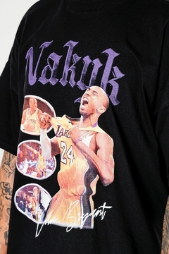 Camiseta Oversized Lakers Preta na internet