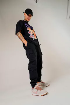 Camiseta Oversized Lakers Preta - loja online