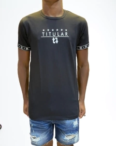 CAMISETA TITULAR KIDS PRETA ESTRELA TT - comprar online