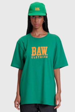 Camiseta Baw clothing verde na internet