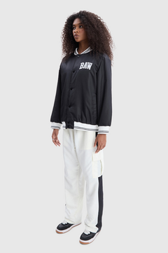 JAQUETA BOMBER BAW PRETA - comprar online
