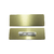 Identificador Aluminio Acrílico Gancho Gold