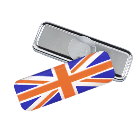 Botón 70x25mm Rectángulo Magneto