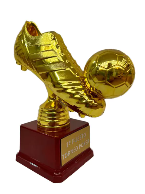 Trofeo Goleador Guayo cuerpo dorado