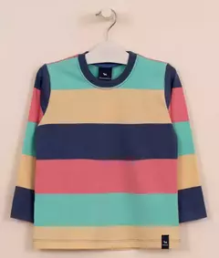 REMERA KID RAYADA (I24B0401) - comprar online