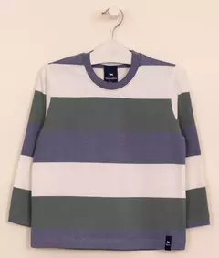 REMERA KID RAYADA (I24B0401) en internet