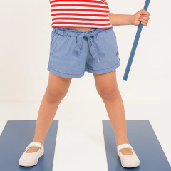 SHORT DENIM PAPER BAG (V25B5802)