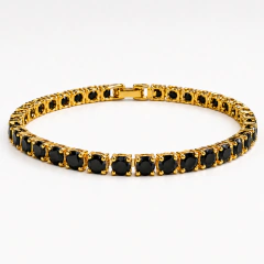 Pulseira Riviera Gold | Brilho e Elegância
