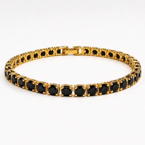 Pulseira Riviera Gold | Brilho e Elegância