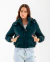 CAMPERA PUFFER METALIZADA CON PIEL YD - tienda online