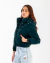 Imagen de CAMPERA PUFFER METALIZADA CON PIEL YD