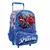 MOCHILA ESCOLAR CON CARRO SPIDERMAN 16 PULGADAS WABRO