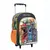 MOCHILA ESCOLAR CON CARRO JURASSIC WORLD 16 PULGADAS WABRO en internet