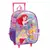 MOCHILA ESCOLAR CON CARRO 12 PULG PRINCESAS DISNEY