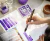 Tinta em pó de terra - VIOLETA - comprar online