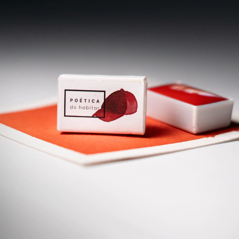 Aquarela Vermelho Escarlate - Poética do Habitar - comprar online