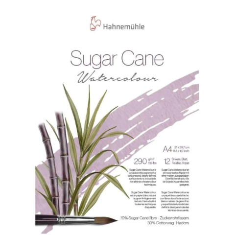 Mini Bloco de Aquarela Sugar Cane 290g 8x10,5cm 10 Folhas Hahnemühle - comprar online