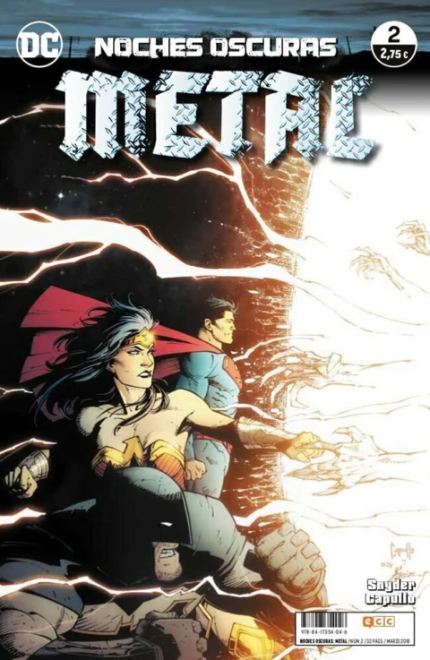 Noches Oscuras: Metal #02 · Scott Snyder · Greg Capullo · Multiverso Oscuro · ECC Ediciones · Consultar stock