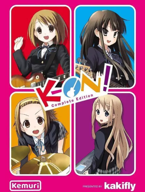 K-ON! (Reedición) · Kakifly · Editorial Kemuri - Música moderna · Amistad escolar · Reedición integral