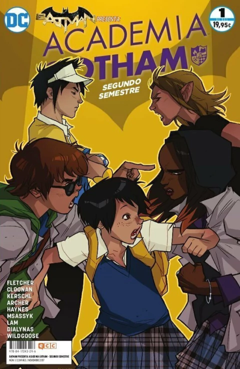 Batman presenta: Academia Gotham · Segundo semestre #1 · ECC Ediciones - Misterios escolares · Club de Detectives & Club de las Brujas · Consultar st