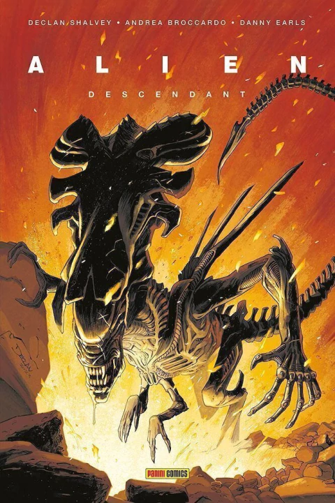 Alien #05: Descendant · Declan Shalvey · Panini Comics España - Mundo infectado · Weyland-Yutani sin escrúpulos · Terror en el espacio profund