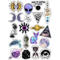STICKERS WATERPROOF X20 - UNIVERSO
