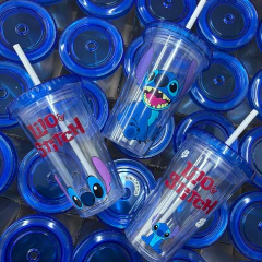 VASO TRASLUCIDO STITCH - BULTO X25 UNIDADES - comprar online