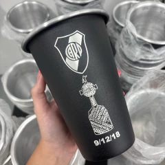 Imagen de VASO ALUMINIO NEGRO - 1 LITRO