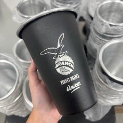 VASO ALUMINIO NEGRO - 1 LITRO en internet