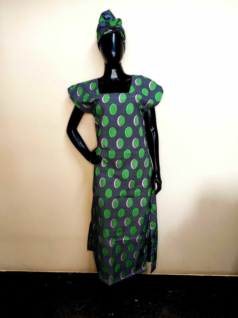 Vestido Africano Tradicional - M (discos)