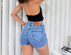 Short pollera tachas elástizada - comprar online