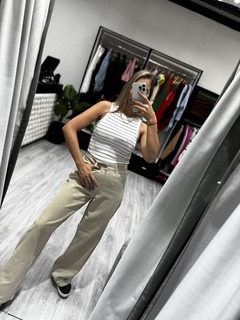 WIDE LEG beige - comprar online