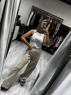 WIDE LEG beige