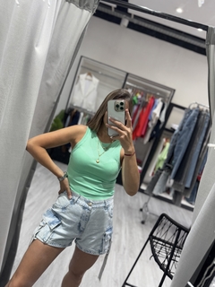 Musculosa cielo - tienda online
