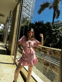 Mini short lino - tienda online