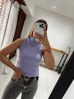 Polera musculosa lanilla brisa