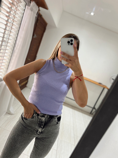 Polera musculosa lanilla brisa