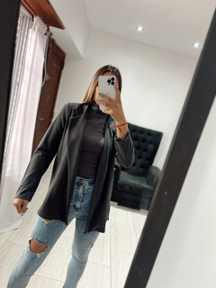 Blazer largo crep sastre - tienda online