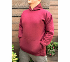 Buzo hoodie bordo - comprar online