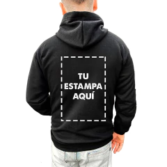 Buzo personalizado estampa adelante y espalda grande - comprar online