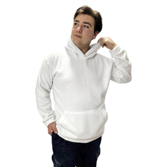 Buzo Canguro Polar Blanco en internet
