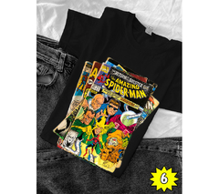 Imagen de Remera de Spiderman Comics Vintage Black