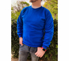 Buzo cuello redondo azul francia